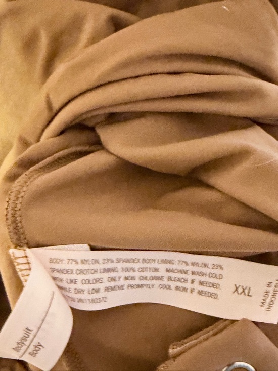 Auden Luxe Camisole Thong Bodysuit NWT XXL - Picture 5 of 5